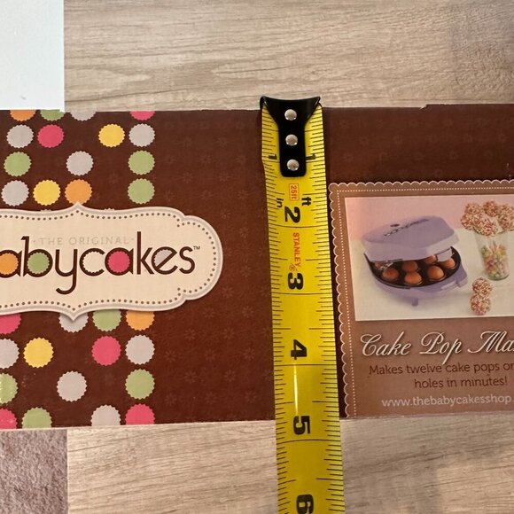 Babycakes Cake Pop Maker CP-70 Purple Nonstick Fork Recipes NEW Donut Holes - Picture 8 of 10